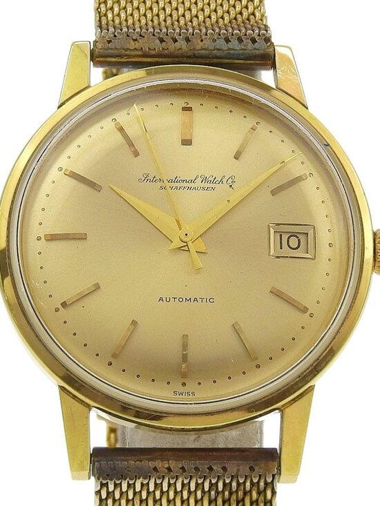 IWC Watches cal.8541 goldDial Plated Gold Mechanical Automatic Analog disp... main image 4